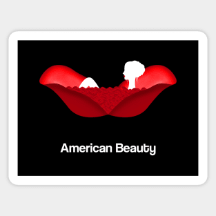 American Beauty movie fan art roses bath scene Sticker